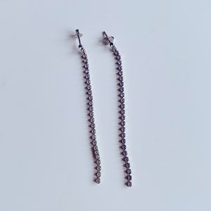 Rhinestone party earrings